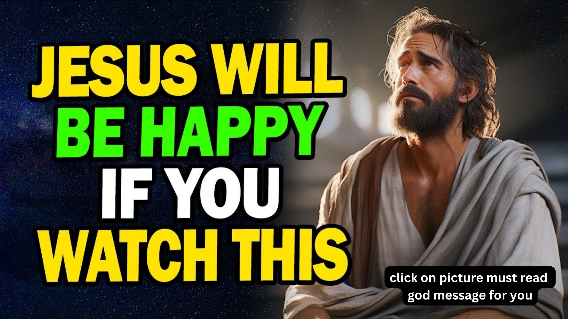 Jesus is Begging For Your One Minute Today, Don't Skip | God Message For You | Jesus Affirmations