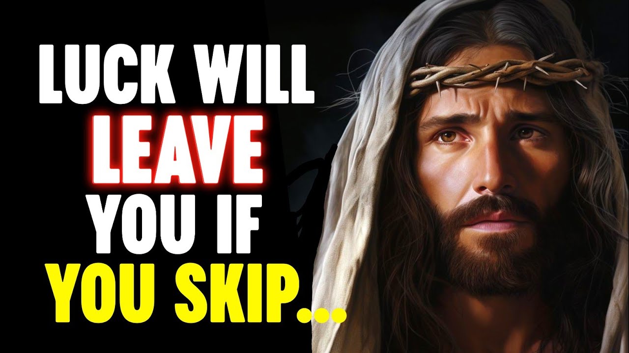 🛑 God Says; Luck Will Leave You If You Skip This‼️| God Message For You Today | Prayers
