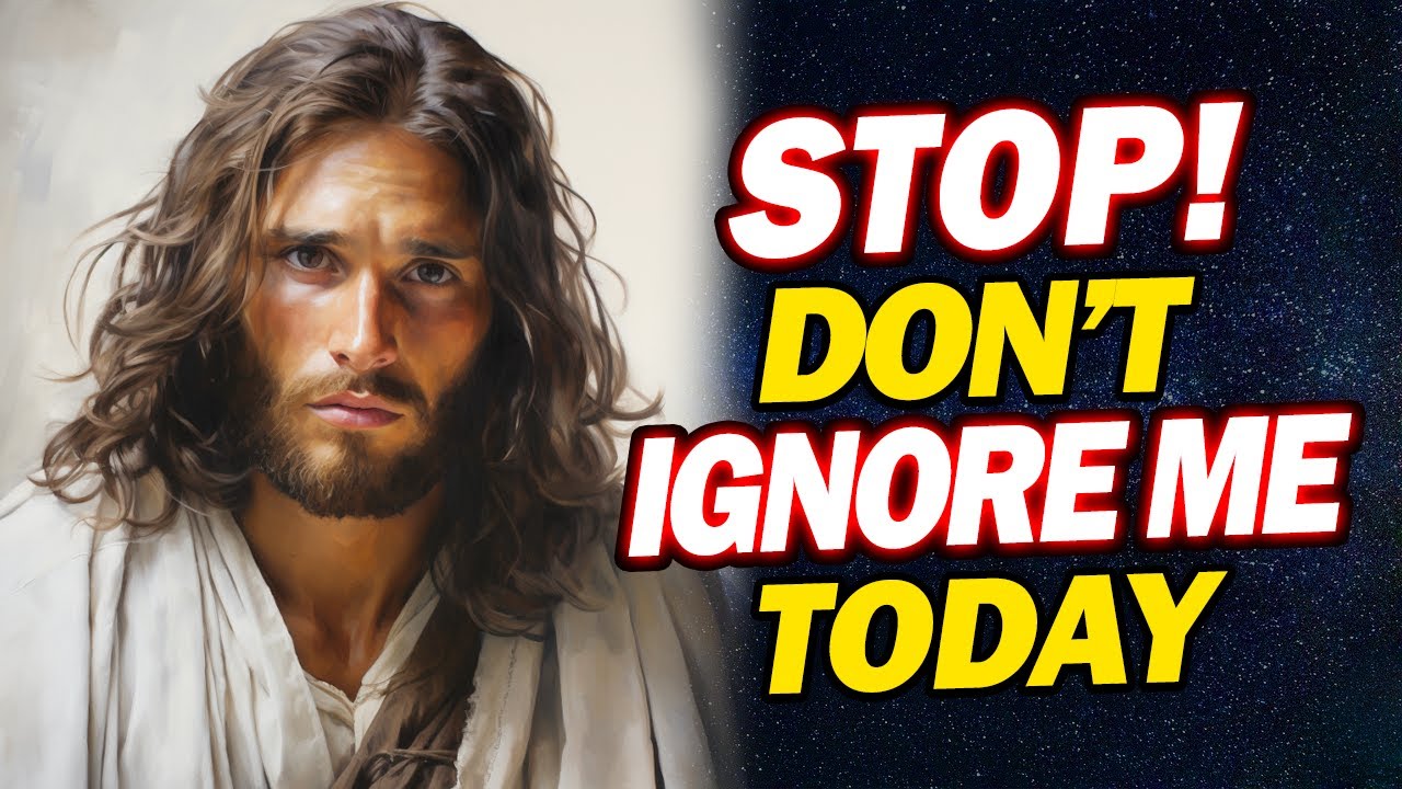 God Says: Don't Skip Jesus Today If You Are A Real Christian | Jesus Affirmations | God's message