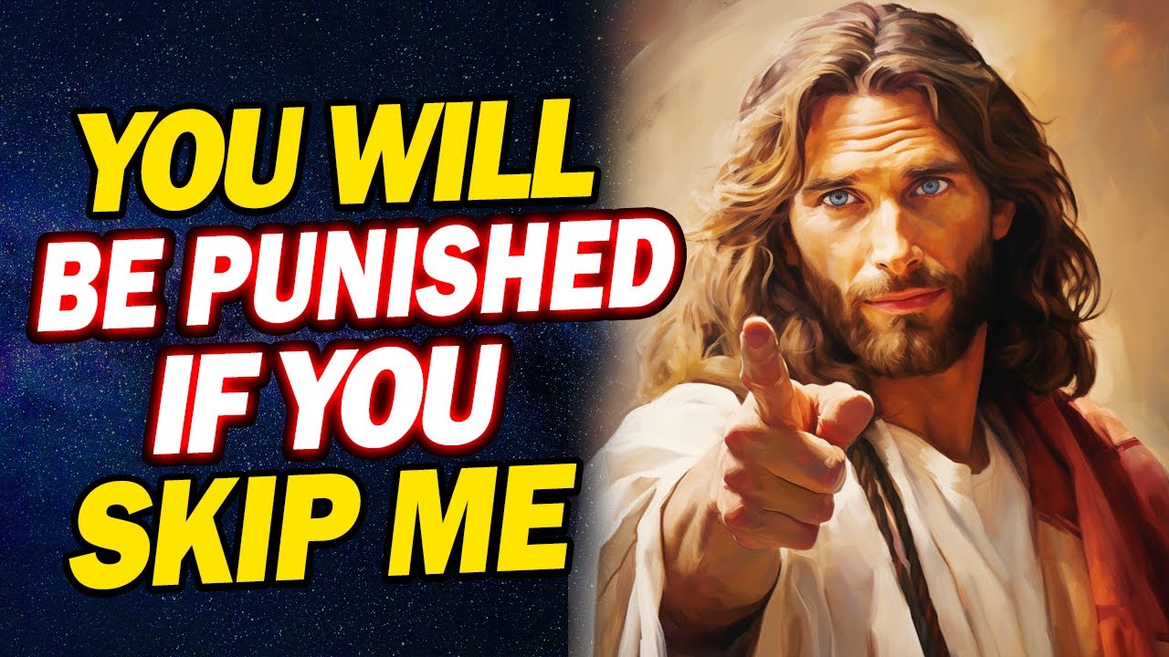 Jesus Will be Sad If You Skip Him | Jesus Affirmations | God's message today | God Helps | God Says