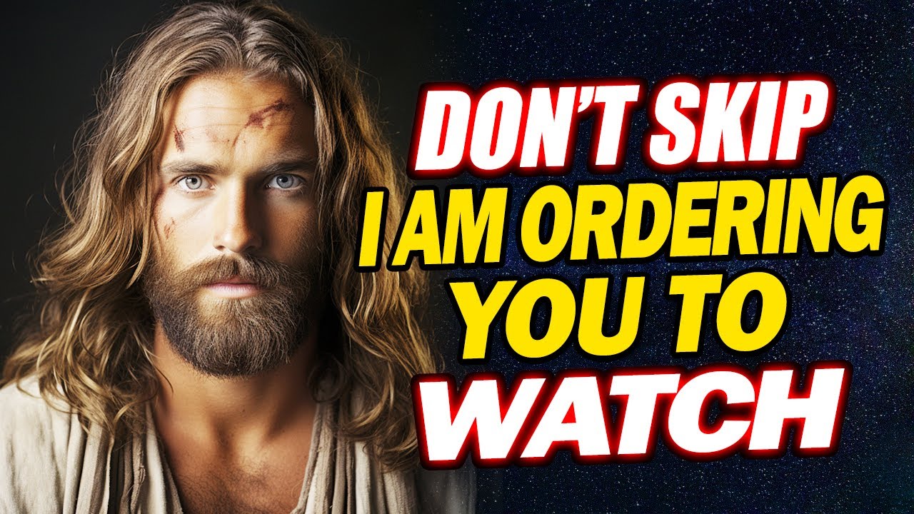 Jesus Wants You To Watch This Message, It's Urgent | Jesus Affirmations | God's message today