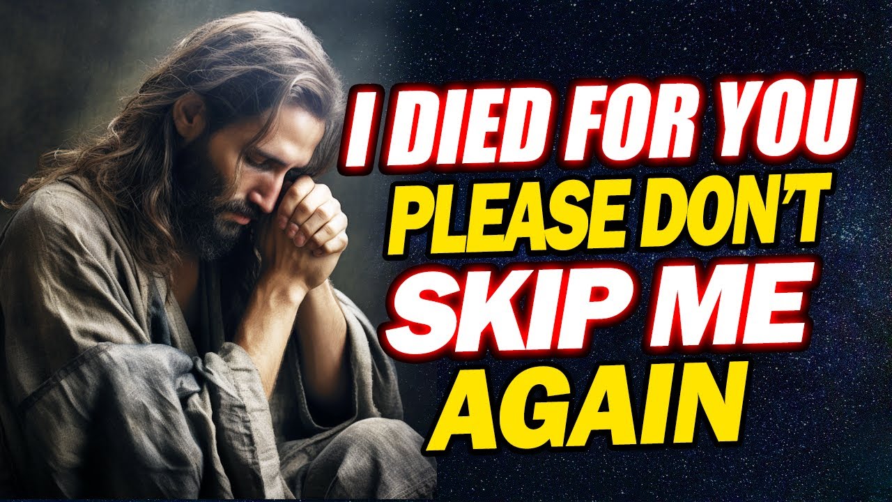 Jesus is Begging For Your 1 Minute, Don't Skip | Jesus Affirmations | Gods message today | God Helps