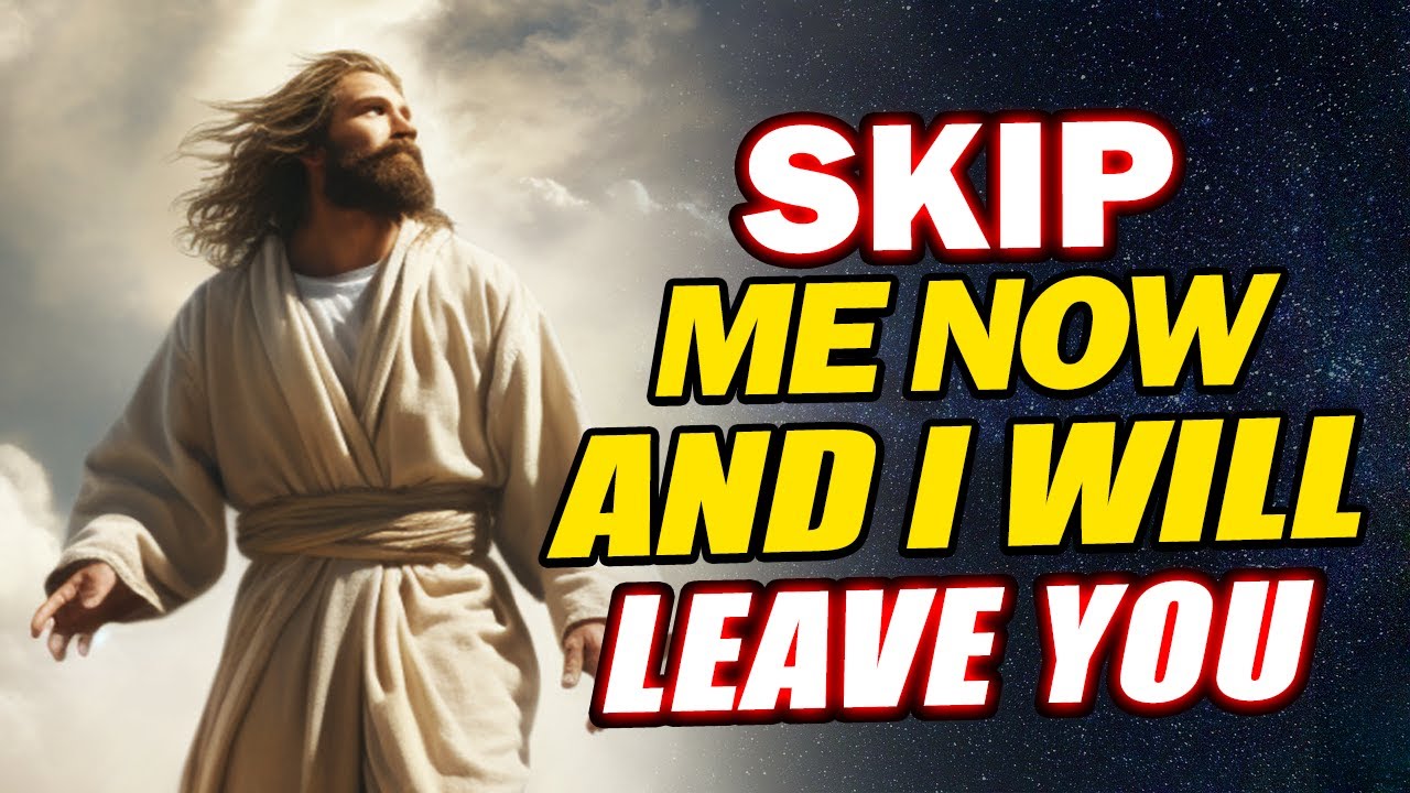 Jesus is Sending You This Urgent Message For A Serious Reason, Don't Skip | Jesus Affirmations