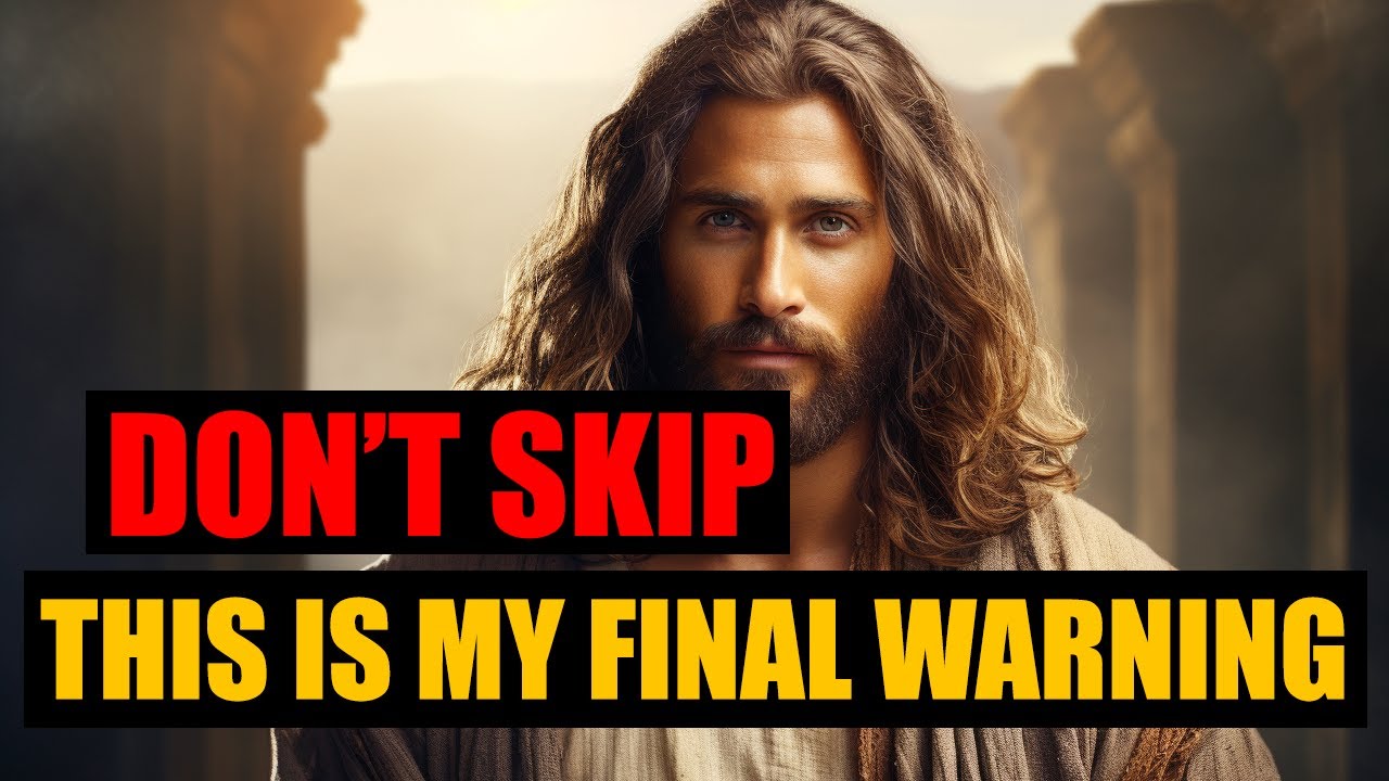 God Says: I Am Angry Because You Always Skip Jesus | Jesus Affirmations | God's Message Now