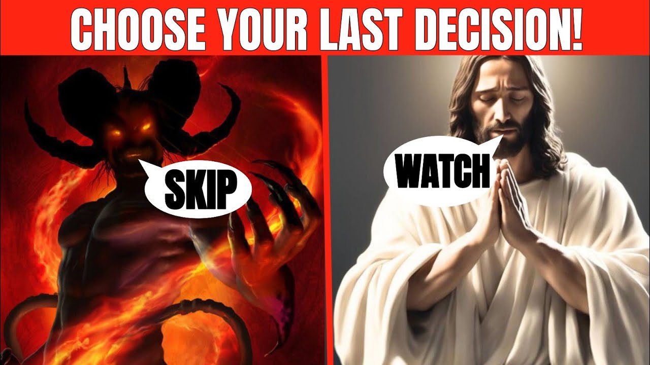 🛑 Choose Your Last Decision‼️| God Message For You Today | God’s Blessings…