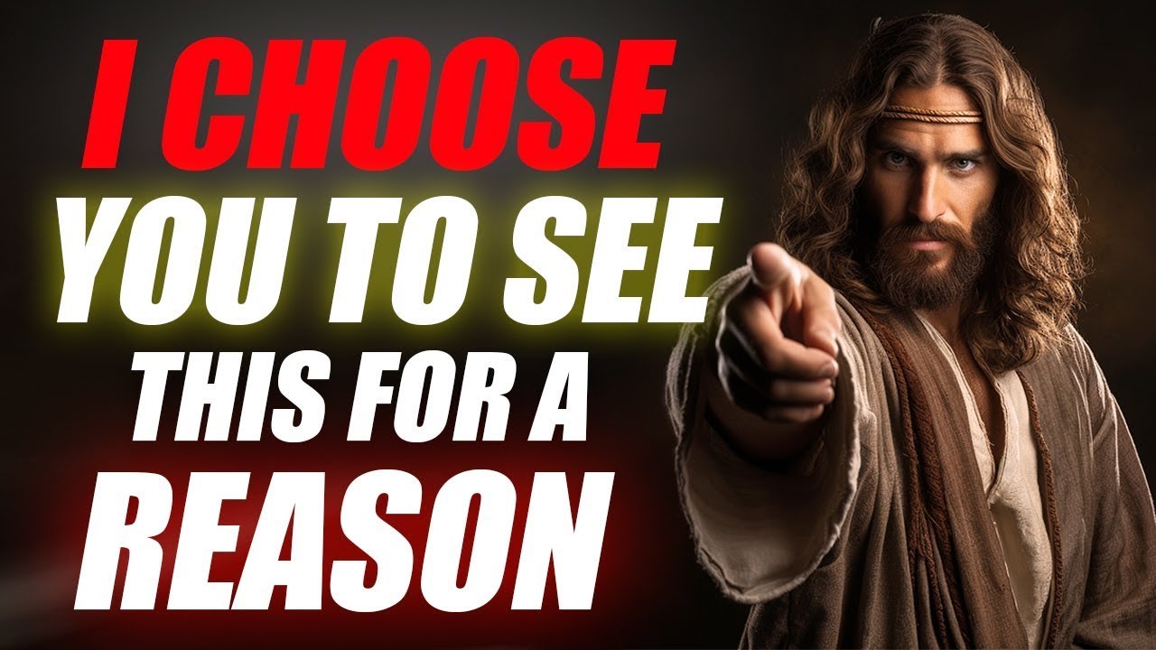 Jesus Choose You To Watch This Message For A Reason | Urgent Message From God