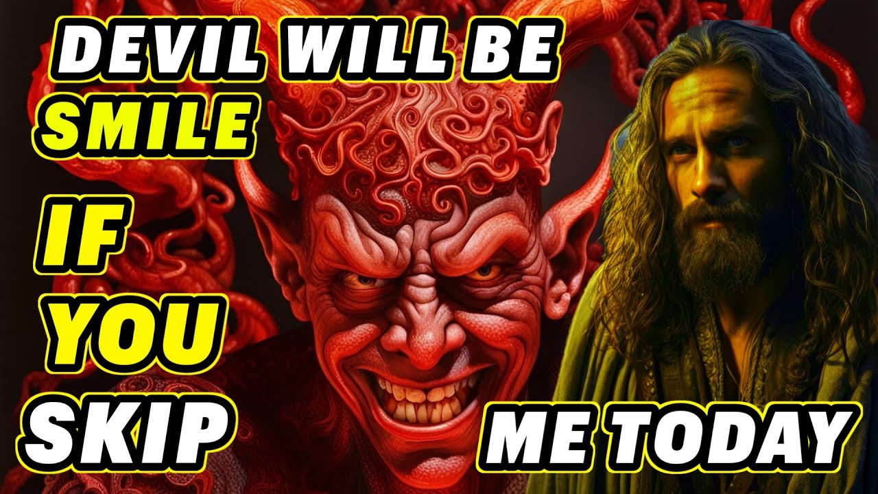 ðŸ‘‘ God Says : ðŸ‘‰ Devil will be smile, if you skip me today ðŸ¦‹ God is saying to you today | God Says