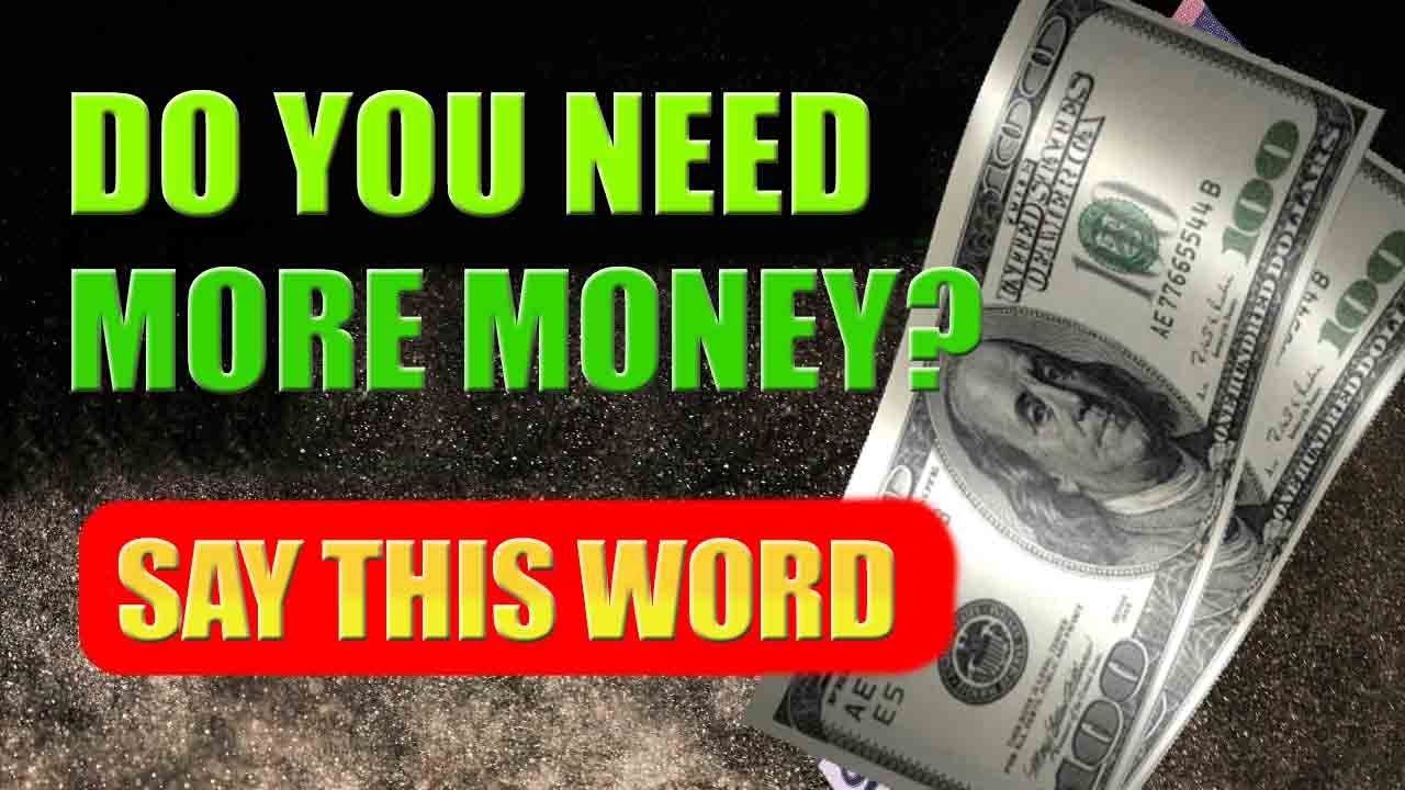 ARE YOU MISSING THE MONEY? Just Say These WORDS This Works Too Fast!!!