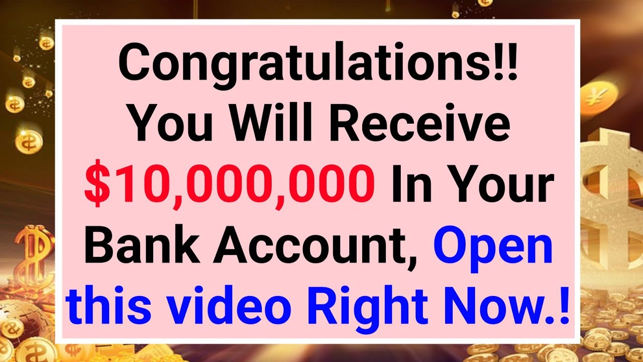 You Will Receive ,000,000 In Your Bank Account | Financial miracle prayer that works immediately