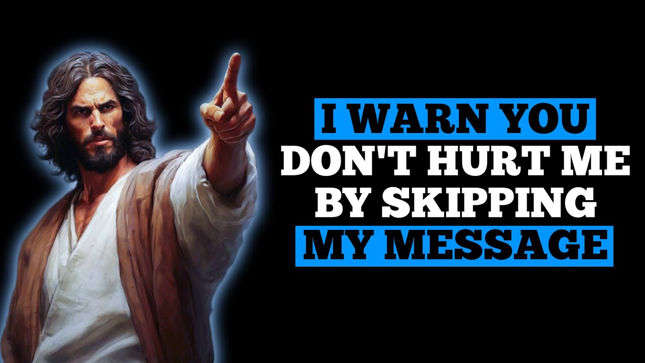 God Says: Don't Hurt Me " BY SKIPPING MY MESSAGE