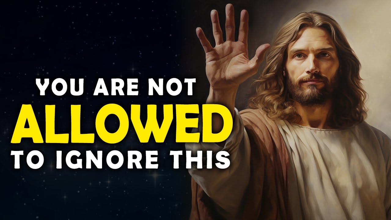 God Says: You Are Not Allowed To Skip This Today | Jesus Affirmations