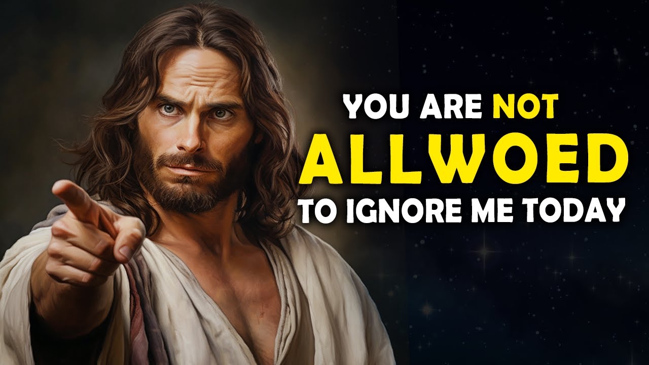 God Says: I Know You Will Never Ignore Me, Child | Jesus Affirmations | God Message