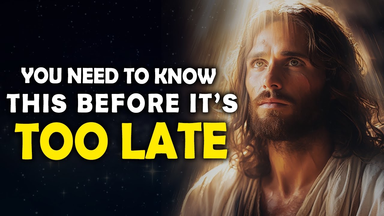 God Says: Don’t Hurt Yourself By Ignoring Me Today | Jesus Affirmations | God Message