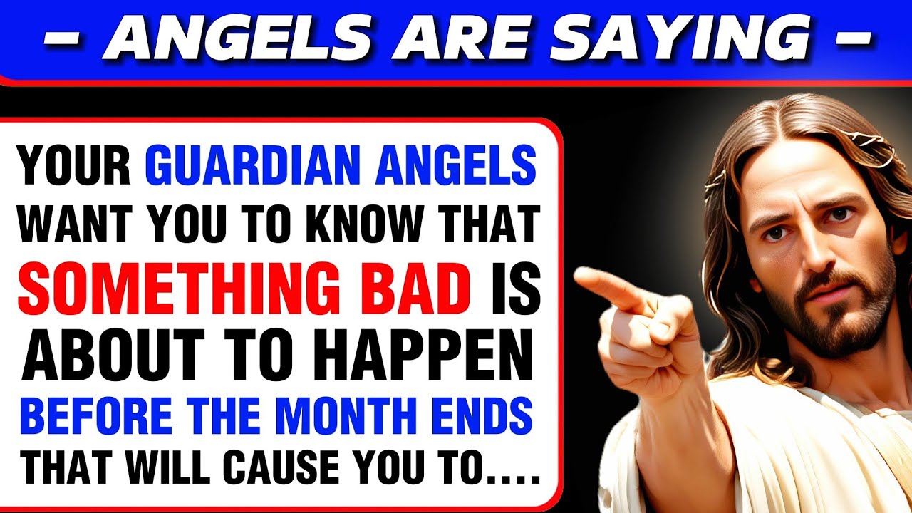 🛑YOUR GUARDIAN ANGELS WANT YOU TO KNOW THAT SOMETHING BAD IS ABOUT TO HAPPEN । God Message Today |