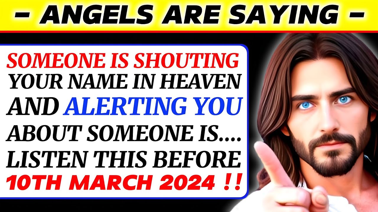 🛑SOMEONE IS SHOUTING YOUR NAME IN HEAVEN AND ALERTING YOU ABOUT SOMEONE IS। God Message Today |e।