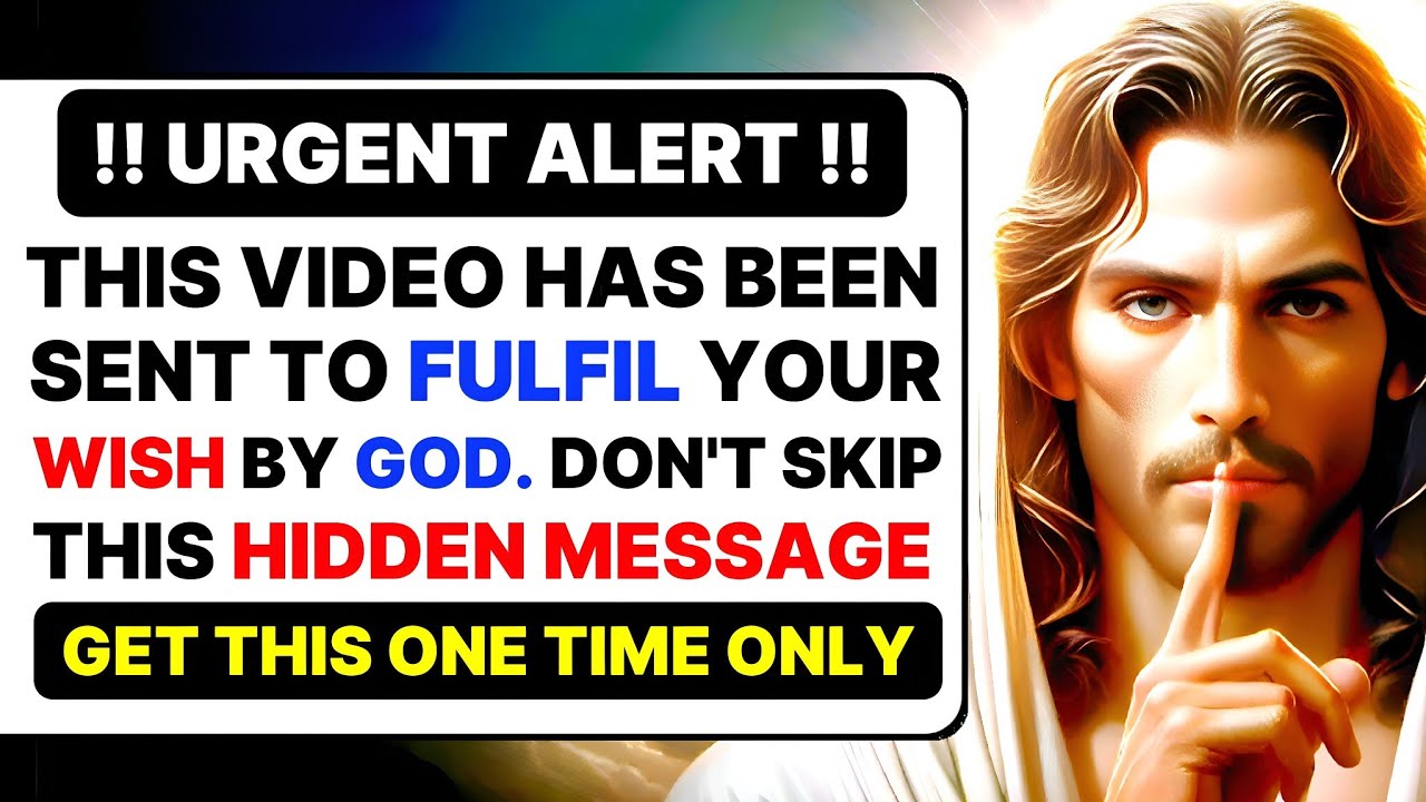 🛑!! URGENT ALERT !! THIS VIDEO HAS BEEN SENT TO FULFIL YOUR WISH BY GOD । God message