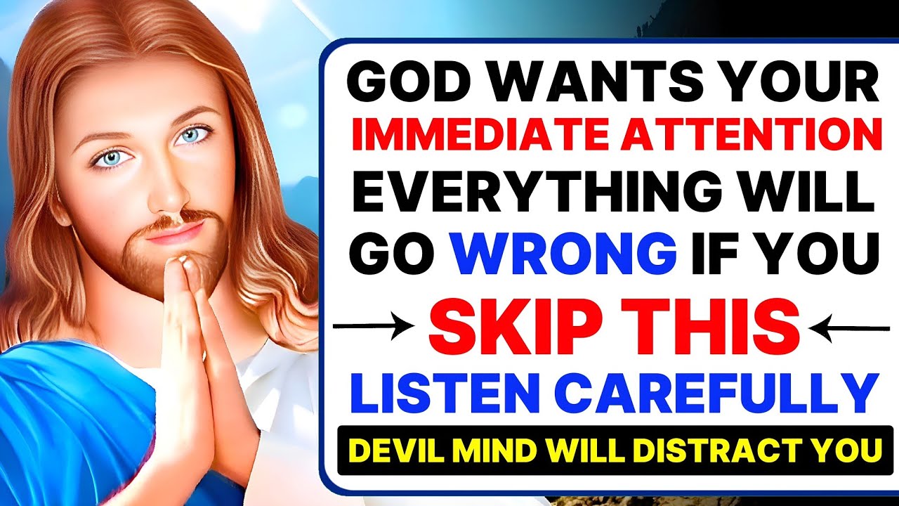 🛑JESUS IS WARNING YOU OF A SERIOUS UPCOMING PROBLEM…. । God message ।