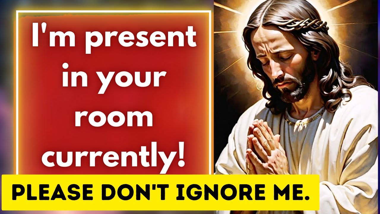 Jesus Says ➨ Don’t ignore me; I’m very unhappy.❌🙏| God’s Saying Now | God’s Message Now #jesus #god