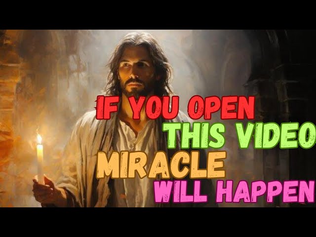 IF YOU OPEN THIS VIDEO MIRACLE WILL HAPPEN | God Message Today|