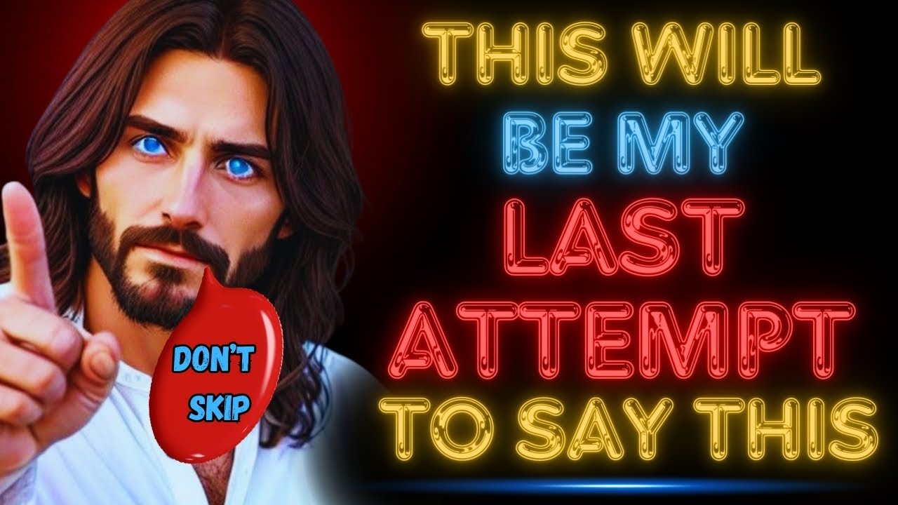 God Says : “THIS WILL BE MY LAST ATTEMPT TO SAY THIS” | God message jesus | God Tells |