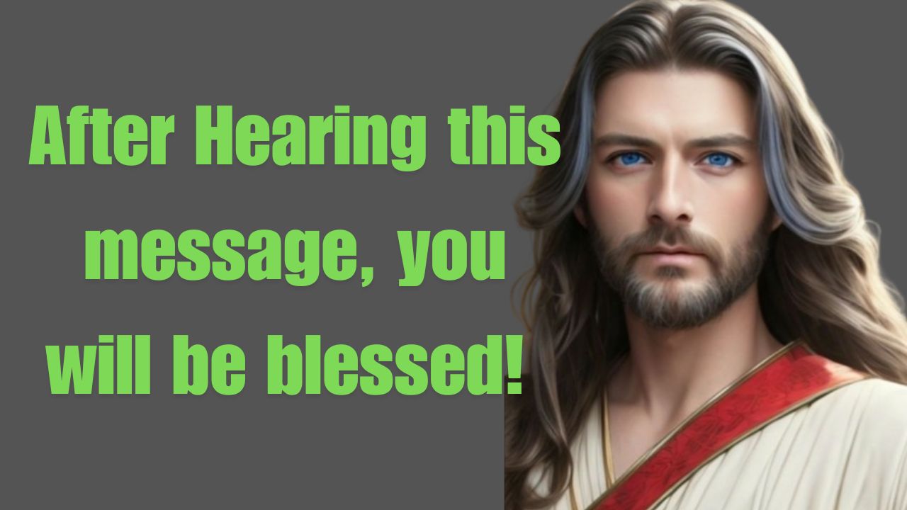 After Hearing this message, you will be blessed! God Says: ????God Message Today