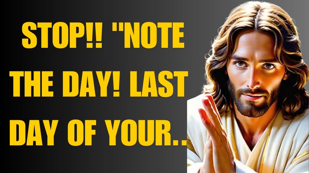 STOP!! “NOTE THE DAY! LAST DAY OF YOUR..