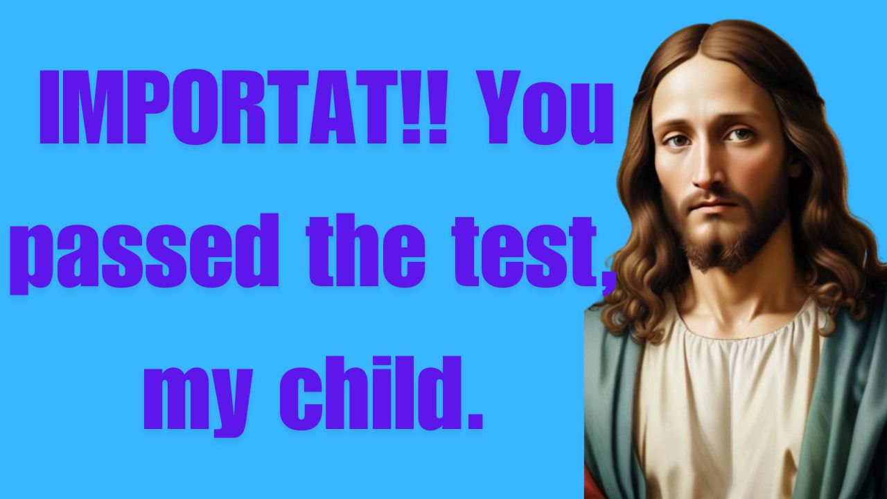 IMPORTAT!! You passed the test, my child.